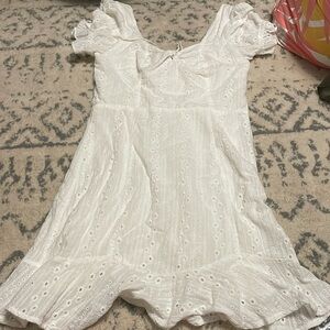 Lulus white mini dress